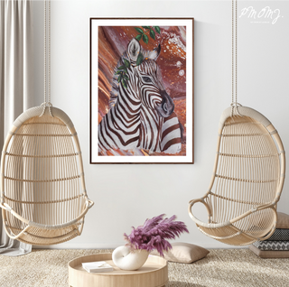 "Iman" Premium Limited Edition Hand Embellished Print