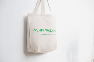 Organic Large Canvas Tote Bag Green