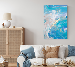 "Pacific Ocean" Full Premium Limited Edition Hand Embellished Canvas Print