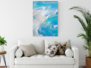 "Pacific Ocean" Full Premium Limited Edition Hand Embellished Canvas Print